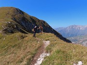 47 Alla Bocchetta di Grem (1976 m) incontriamo l'amico Mario